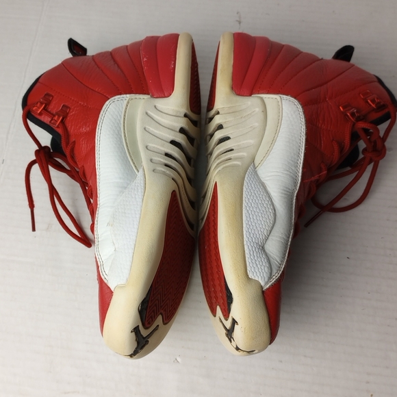 Nike Air Jordan 12 Retro “Gym Red” Sneakers,Men Size 7,Size 7 Y - Picture 6 of 10